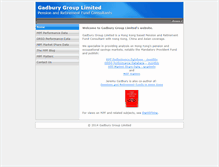 Tablet Screenshot of gadburygroup.com